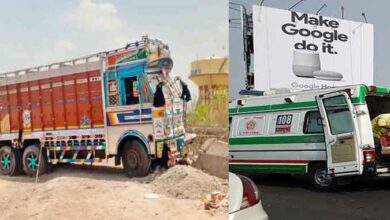 Photo of जोधपुर में हाईवे पर फेंसिंग कर रहे कर्मचारियों को बेकाबू ट्रक ने कुचला, तीन की मौत के बाद चालक फरार