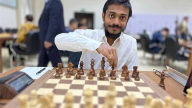 Photo of अराविंद चिदंबरम ने शारजाह मास्टर्स शतरंज में एकल बढत बनाई