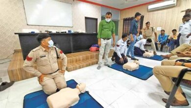 Photo of रायपुर यातायात पुलिस के लिए एकदिवसीय कार्डियोपल्मोनरी रिससिटेशन प्रशिक्षण कार्यक्रम का आयोजन